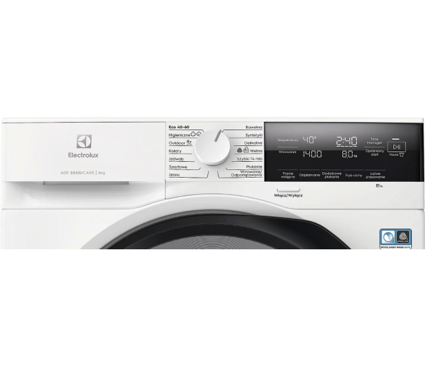 Pralka Electrolux EW6F3482P SensiCare 600 8kg 1400obr TimeManager Program Szybki 14' SensiCare - 1290425 - zdjęcie 2